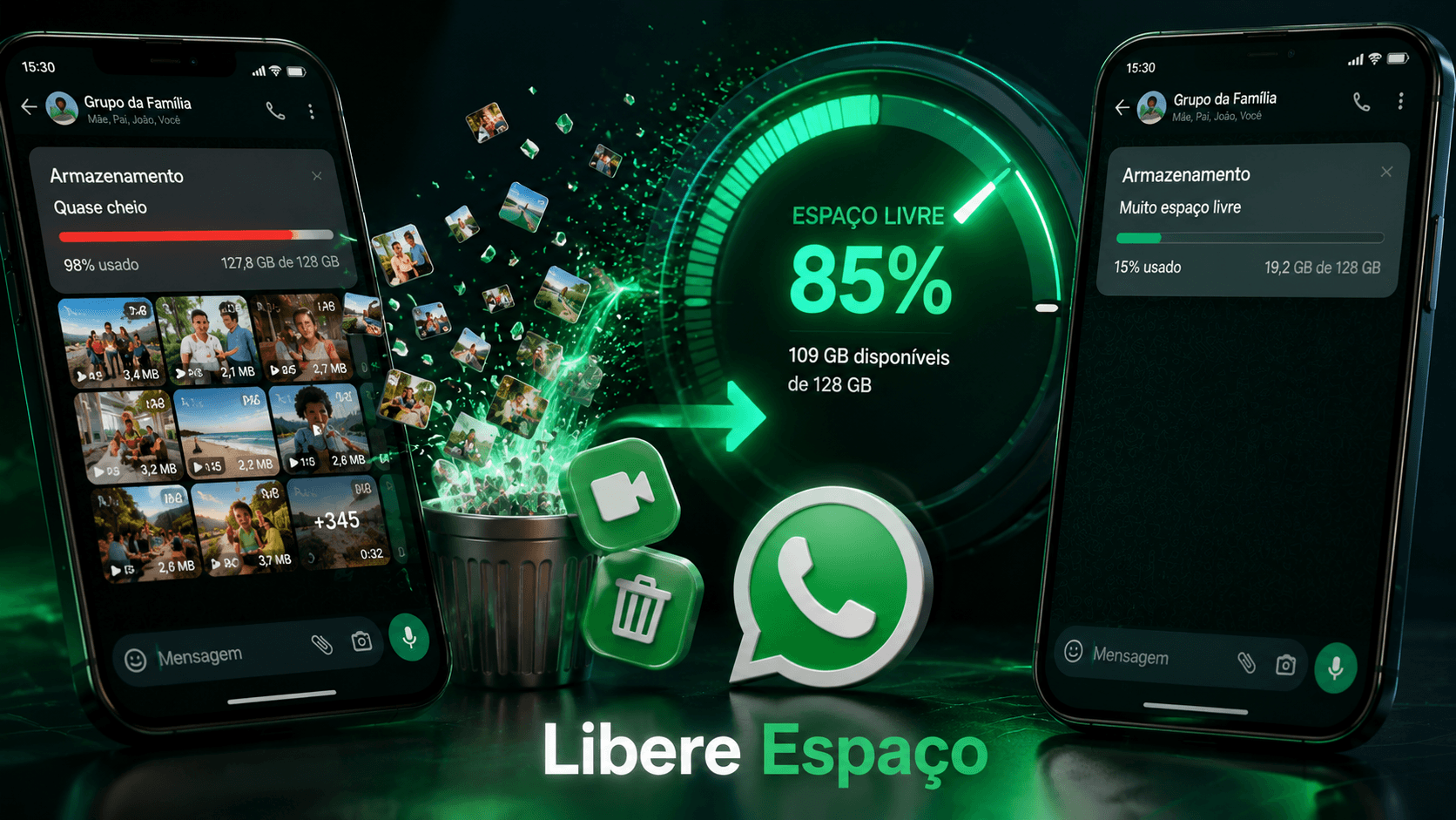 Como apagar fotos e vídeos do WhatsApp sem excluir as mensagens