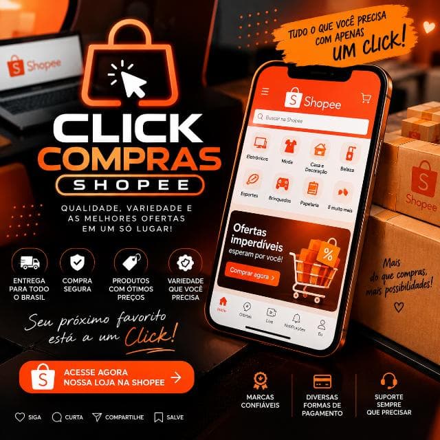 Click Compras Shopee/Mercado livre